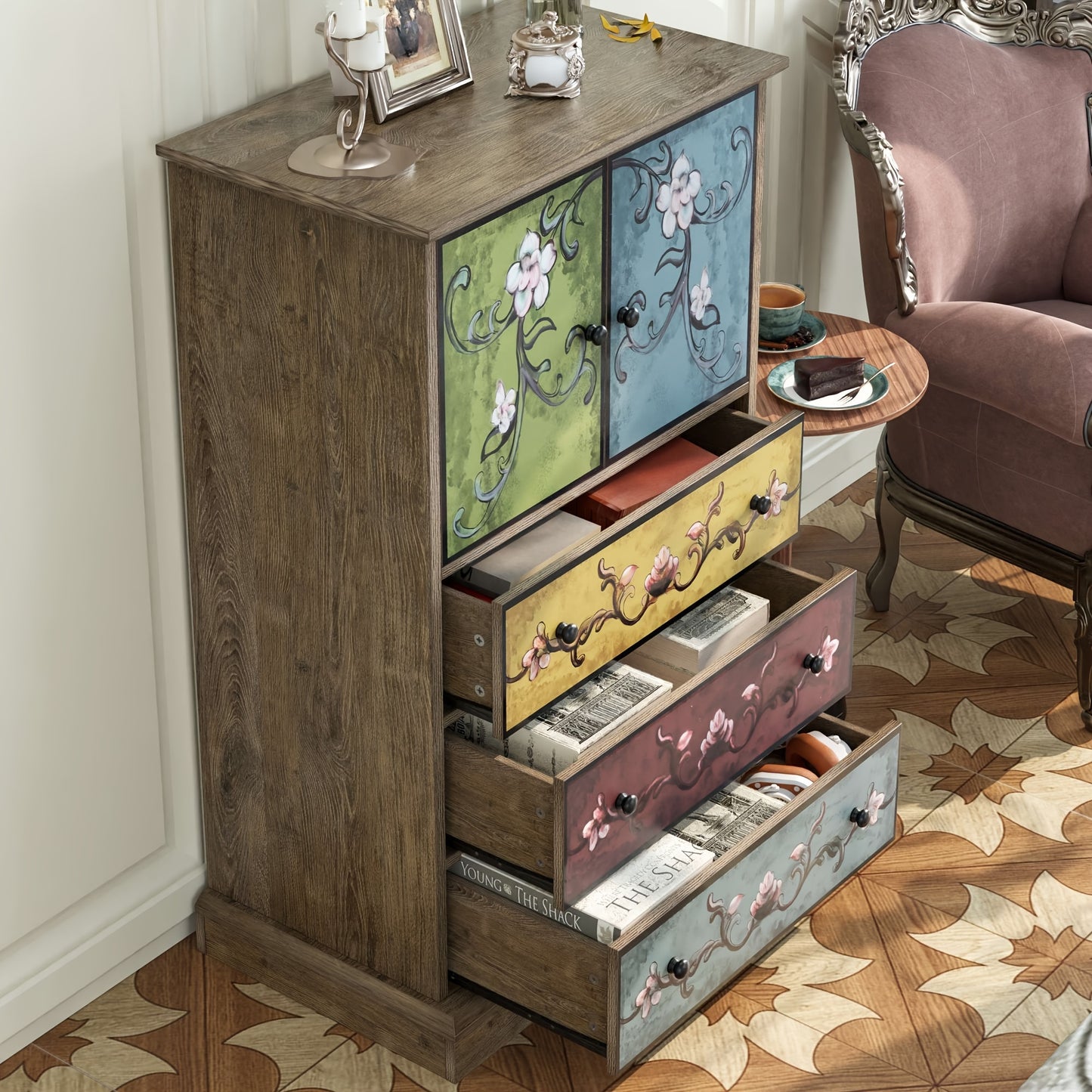 Boho Tall Dresser