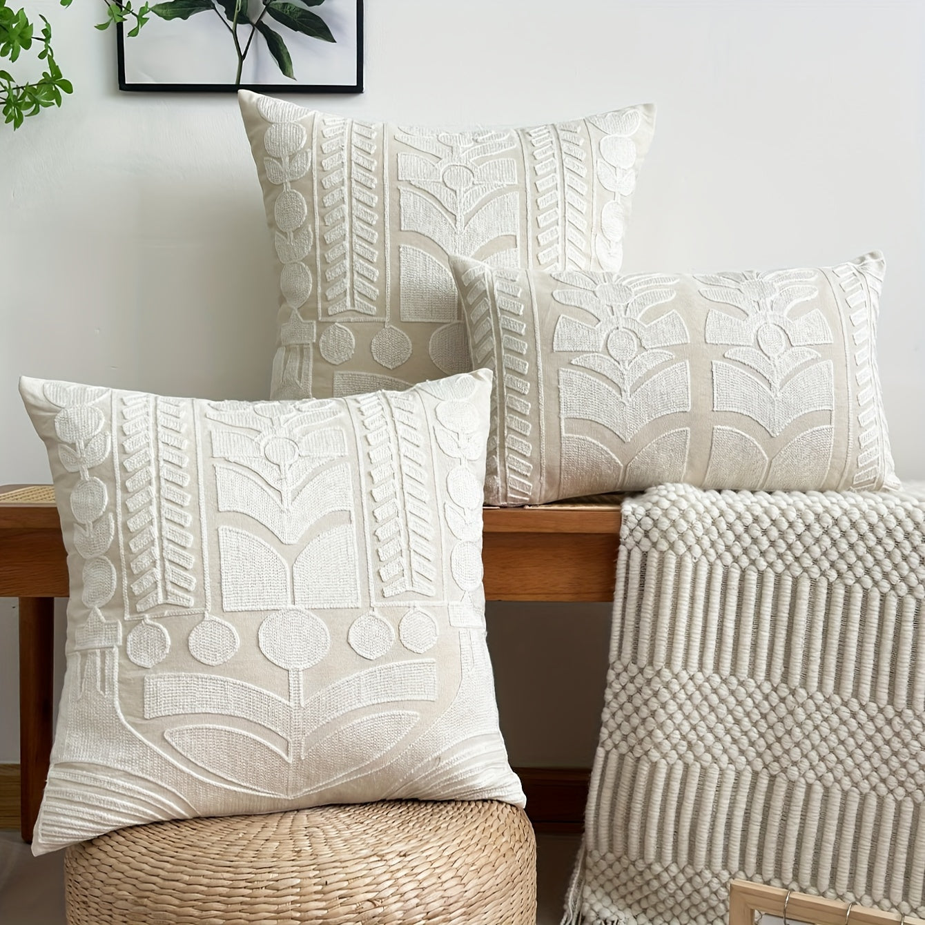 Luxurious Embroidered Pillow Covers