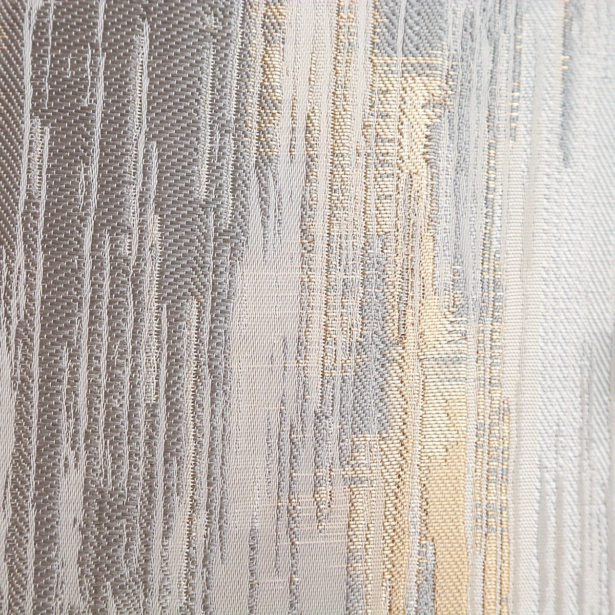 Golden Silk Stripe Jacquard Throw Pillow Covers.