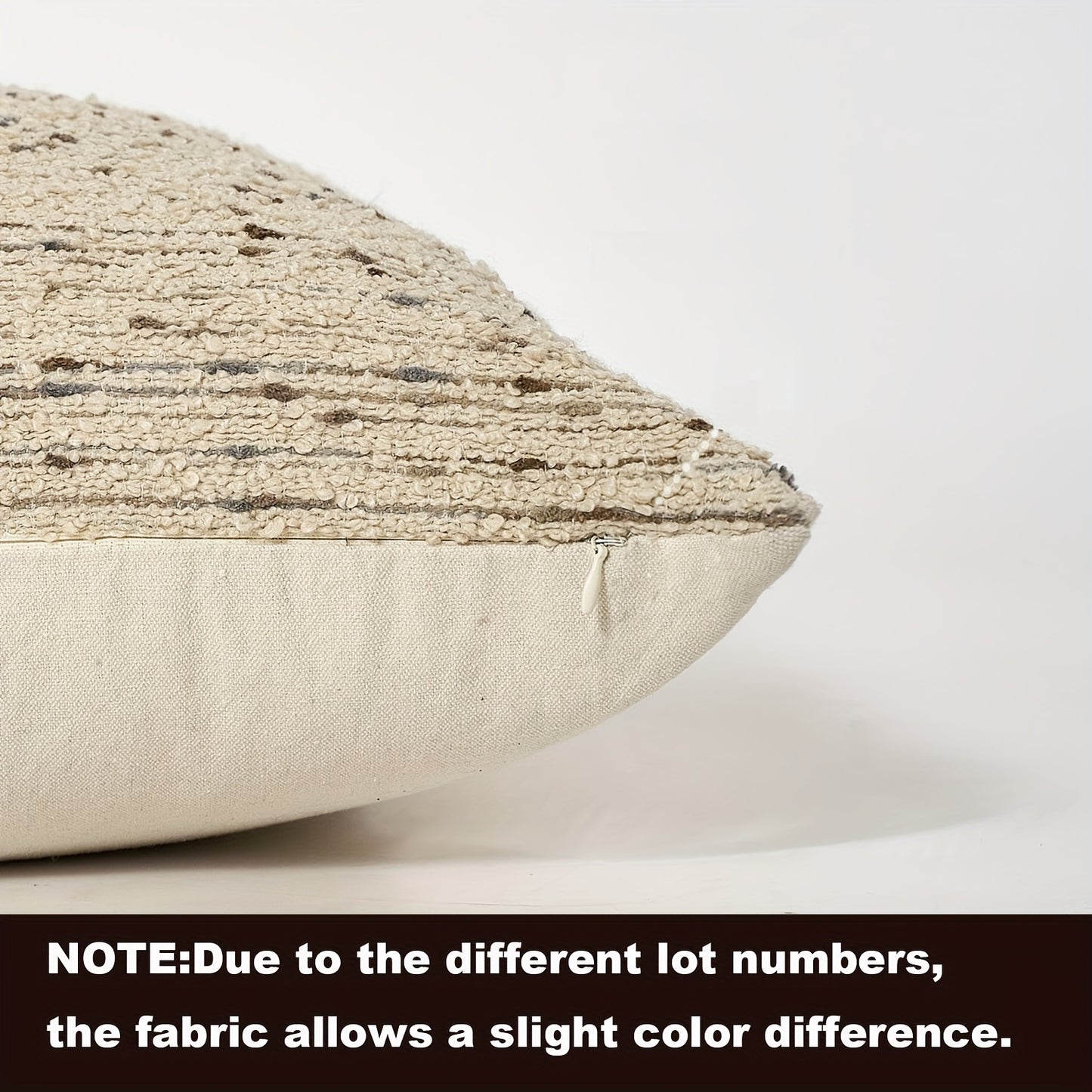 Enhance your home decor with our Luxury Boho Chic Recycled Fiber Throw Pillow Cover.