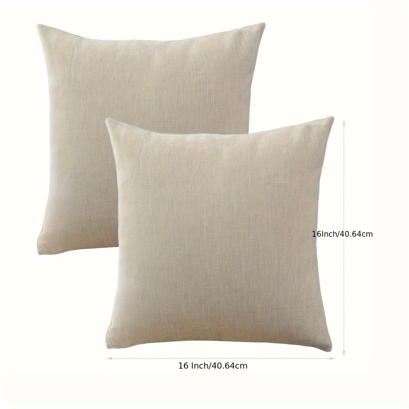 Upgrade your interior design with JEPEAK's Pack of 2 Throw Pillow Covers.