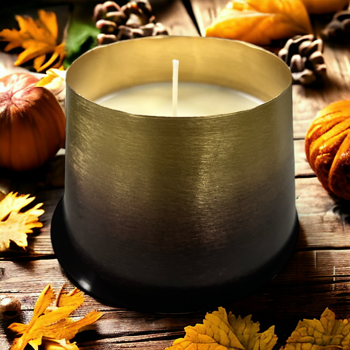 Brass Patina Candle