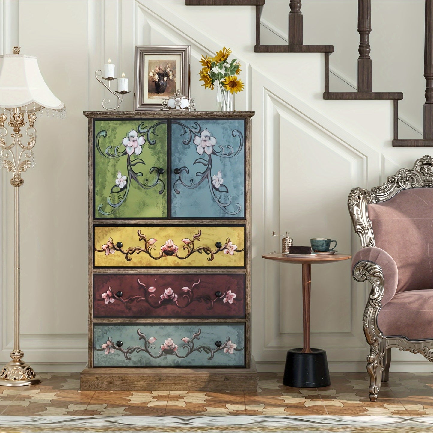 Boho Tall Dresser