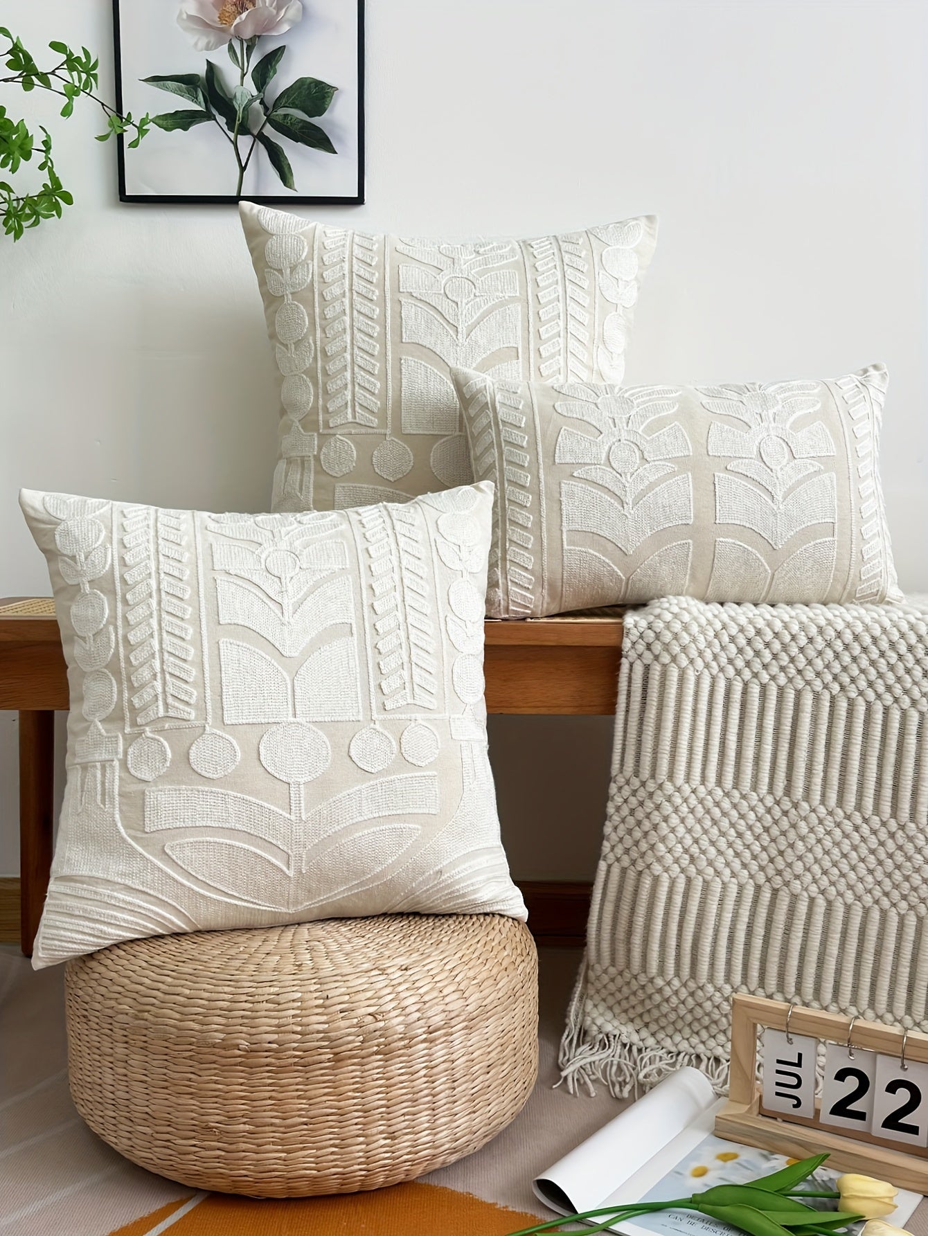 Luxurious Embroidered Pillow Covers