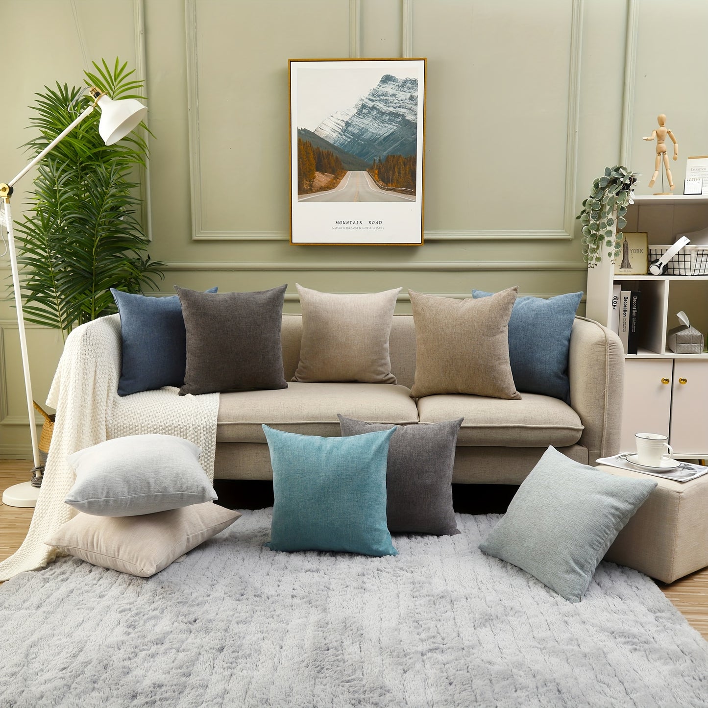 Upgrade your interior design with JEPEAK's Pack of 2 Throw Pillow Covers.