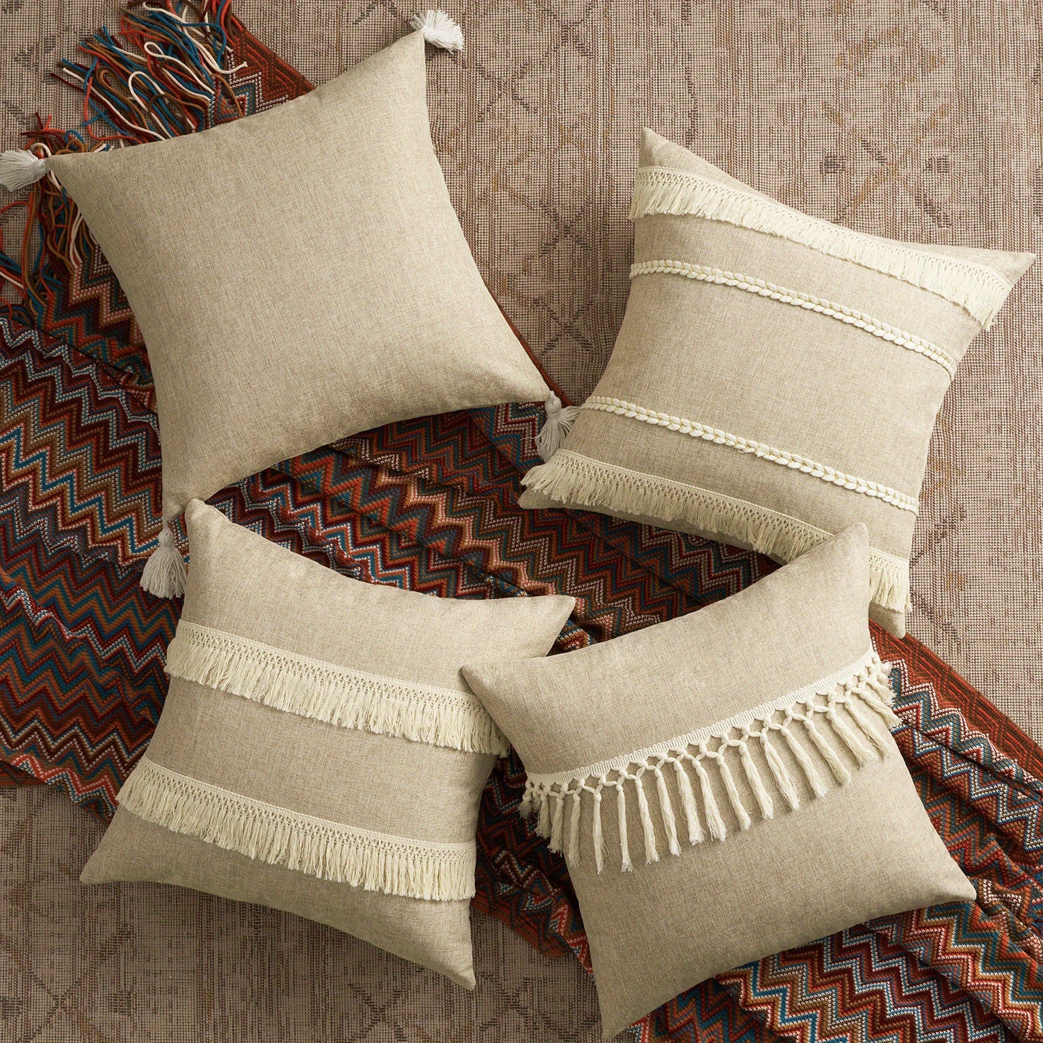 Bohemian Chic Throw Pillow Covers! – GruhamHandiCraft